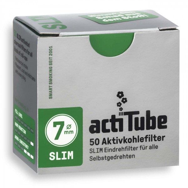 Фильтры | ActiTube - Slim 7 мм (угольные) 50 шт.